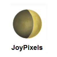 Waxing Crescent Moon on JoyPixels
