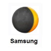 Waxing Crescent Moon on Samsung