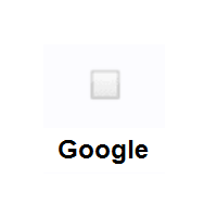 White Small Square on Google Android