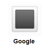 White Square Button on Google Android