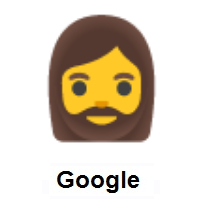 Woman Beard on Google Android