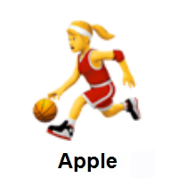 Woman Bouncing Ball on Apple iOS