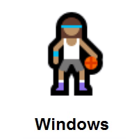 Woman Bouncing Ball: Medium Skin Tone on Microsoft Windows