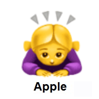 Woman Bowing on Apple iOS