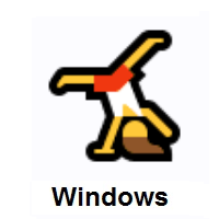 Woman Cartwheeling on Microsoft Windows