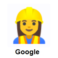 Woman Construction Worker on Google Android
