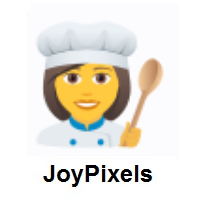 Woman Cook on JoyPixels