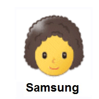 Woman: Curly Hair on Samsung