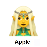 Woman Elf on Apple iOS