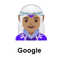 Woman Elf: Medium Skin Tone on Google Android