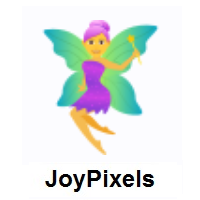 Woman Fairy on JoyPixels