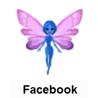 Woman Fairy: Light Skin Tone on Facebook