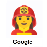 Woman Firefighter on Google Android