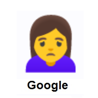 Woman Frowning on Google Android