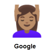 Woman Getting Massage: Medium Skin Tone on Google Android