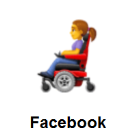 Woman In Motorized Wheelchair on Facebook