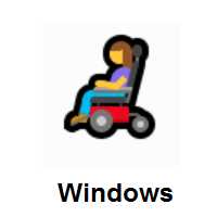 Woman In Motorized Wheelchair on Microsoft Windows