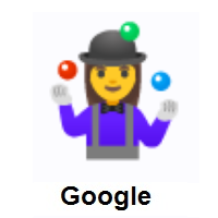 Woman Juggling on Google Android