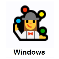 Woman Juggling on Microsoft Windows