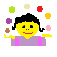Woman Juggling