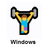 Woman Lifting Weights on Microsoft Windows