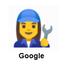 Woman Mechanic on Google Android