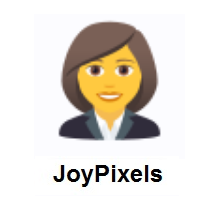Woman Office Worker on JoyPixels