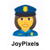 Policewoman: Woman Police Officer on JoyPixels