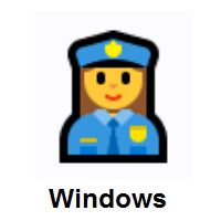 Policewoman: Woman Police Officer on Microsoft Windows