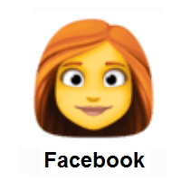 Woman: Red Hair on Facebook