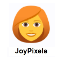 Woman: Red Hair on JoyPixels
