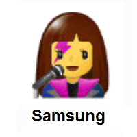 Woman Singer on Samsung