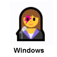 Woman Singer on Microsoft Windows