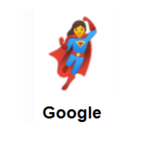 Woman Superhero on Google Android