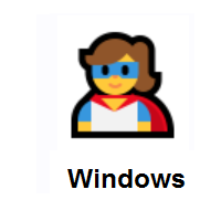 Woman Superhero on Microsoft Windows