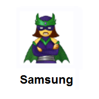 Woman Supervillain on Samsung