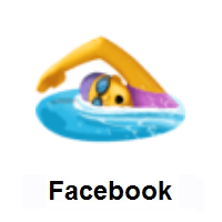 Woman Swimming on Facebook