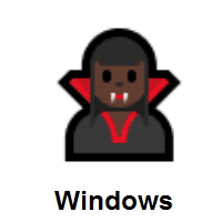 Woman Vampire: Dark Skin Tone on Microsoft Windows