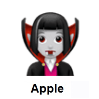 Woman Vampire: Light Skin Tone on Apple iOS