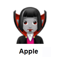 Woman Vampire: Medium-Light Skin Tone on Apple iOS