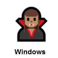 Woman Vampire: Medium Skin Tone on Microsoft Windows