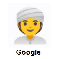 Woman Wearing Turban on Google Android