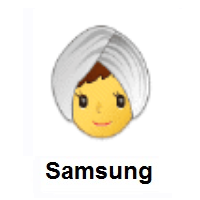 Woman Wearing Turban on Samsung