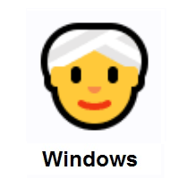 Woman Wearing Turban on Microsoft Windows
