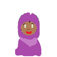 Woman with Headscarf: Medium-Dark Skin Tone
