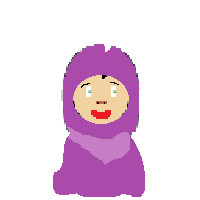 Woman with Headscarf: Medium-Light Skin Tone