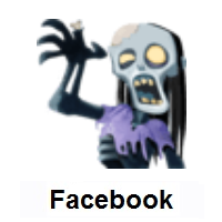 Woman Zombie on Facebook