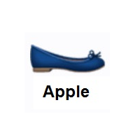 Woman’s Flat Shoe on Apple iOS