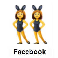 Women with Bunny Ears on Facebook