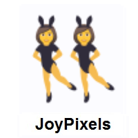 Women with Bunny Ears on JoyPixels